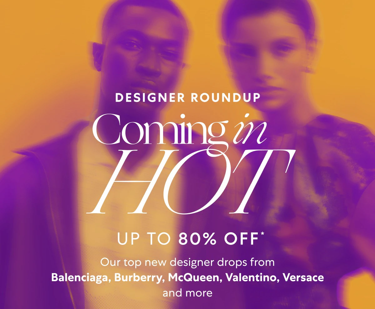 New Designer Drops: Burberry, McQueen and more