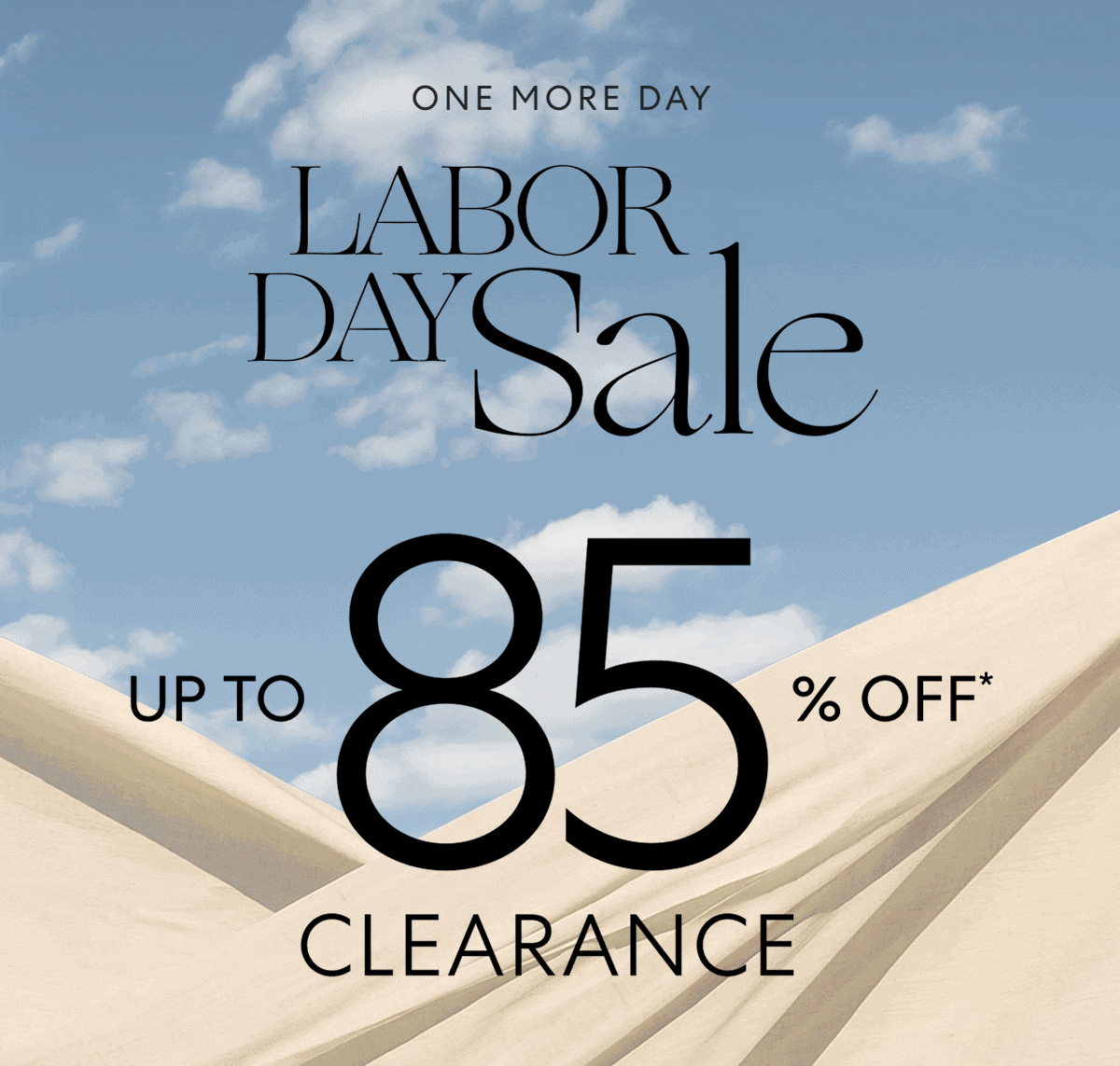 Hours left: Labor Day Sale Up to 85% OFF