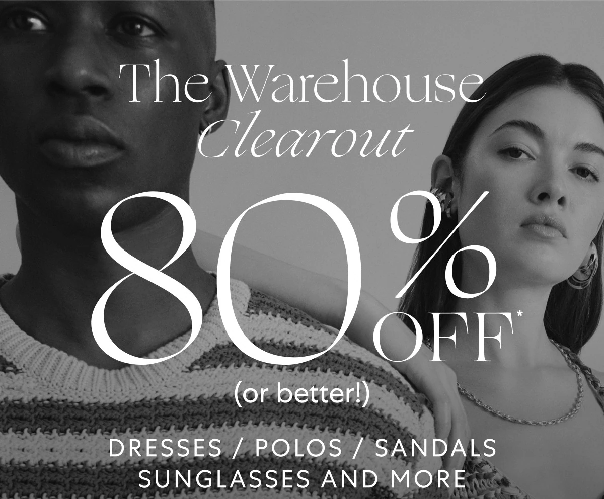 Warehouse Clearout: 80% OFF (or better)