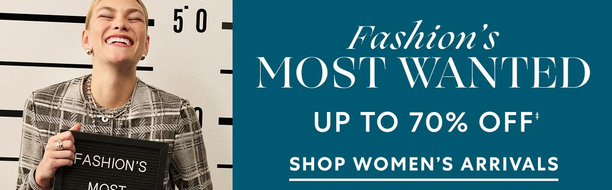 Shop Now - Up to 70% OFF Women's Arrivals