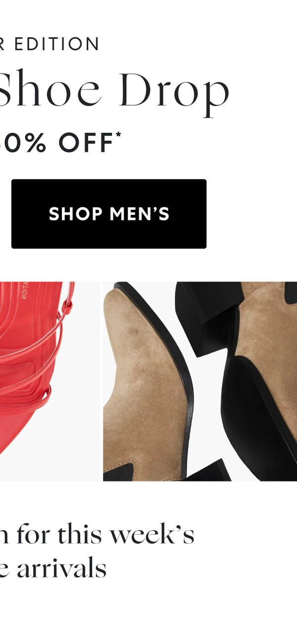 DESIGNER EDITION - Tuesday Shoe Drop UP TO 50% OFF - Shop Men's