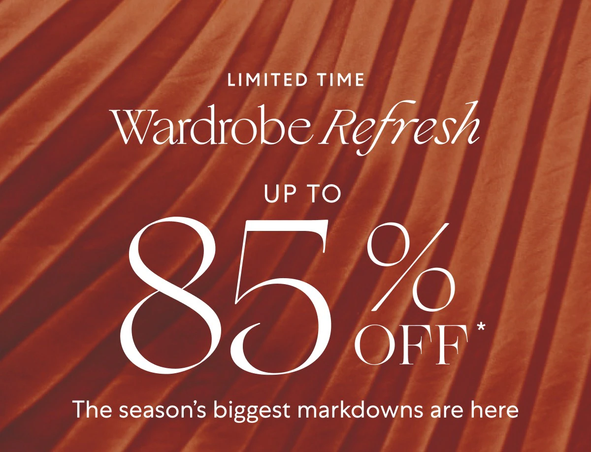 Limited time: Up to 85% OFF must-have styles