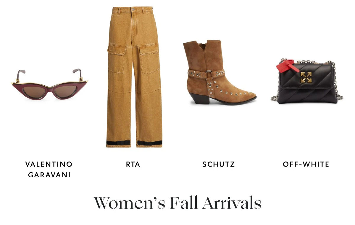 Women's fall arrivals