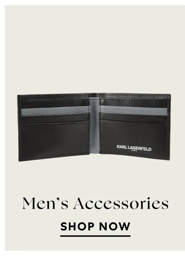 Shop Now Men's Accessories