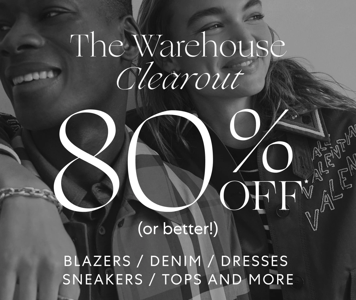 80% OFF (or better!) denim, sneakers and more