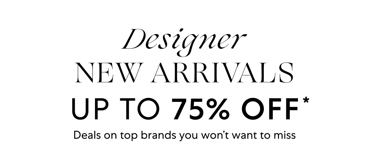 Make room for new: Up to 75% OFF