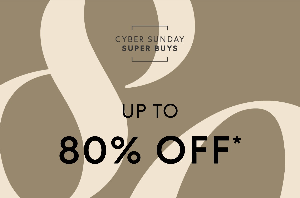 Up to 80% OFF! End your Sunday on a high note