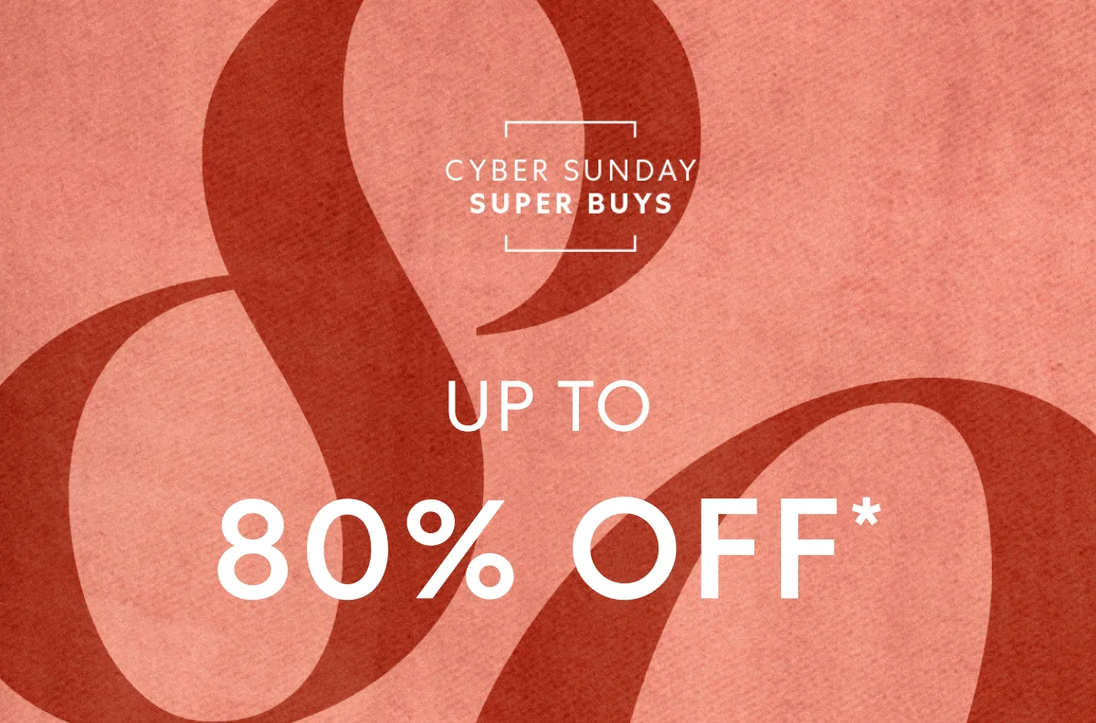 Up to 80% OFF = your year of new looks