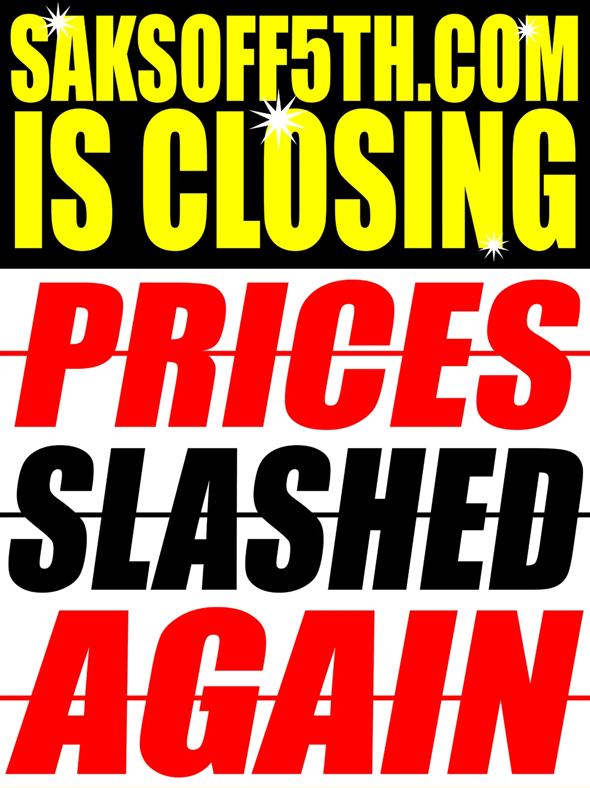 PRICES SLASHED AGAIN! Now up to 80% off SITEWIDE!