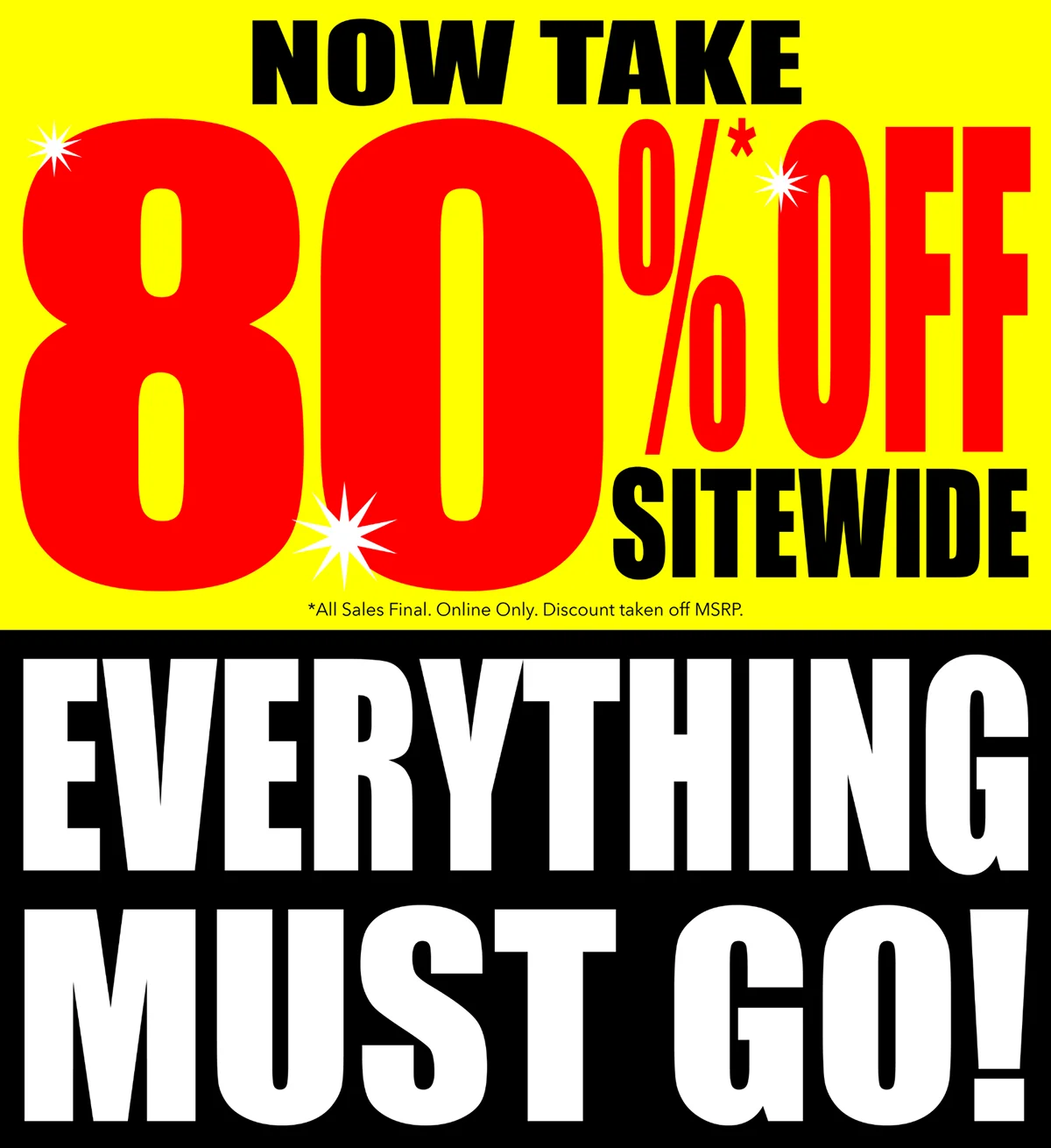Website Closing Liquidation!