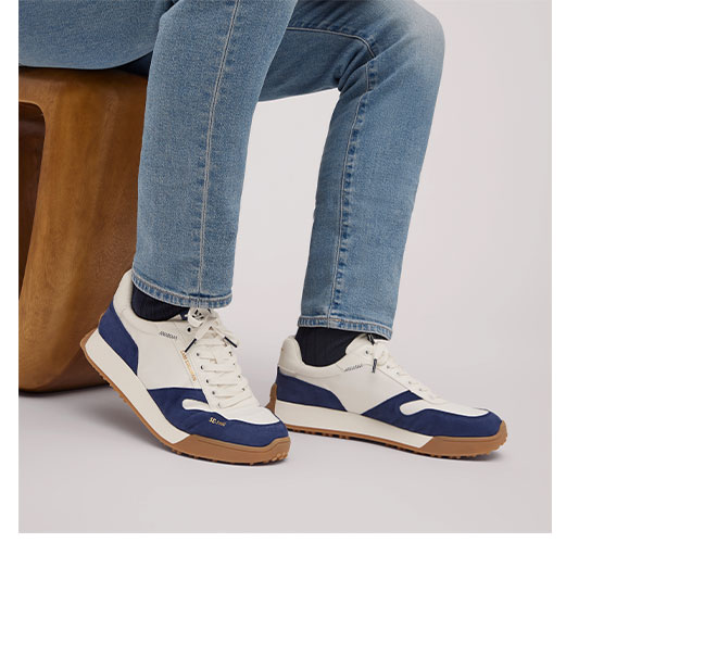 Navy Suede/Nylon