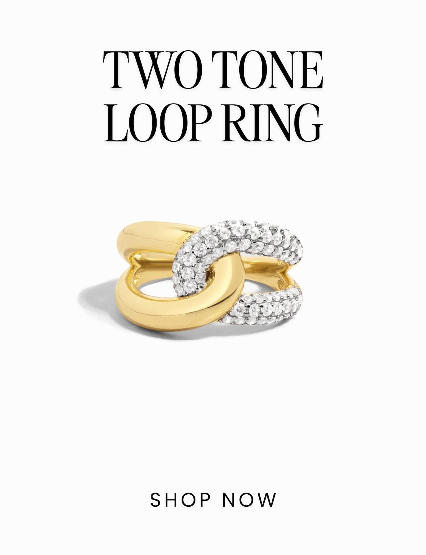 diamond bypass ring