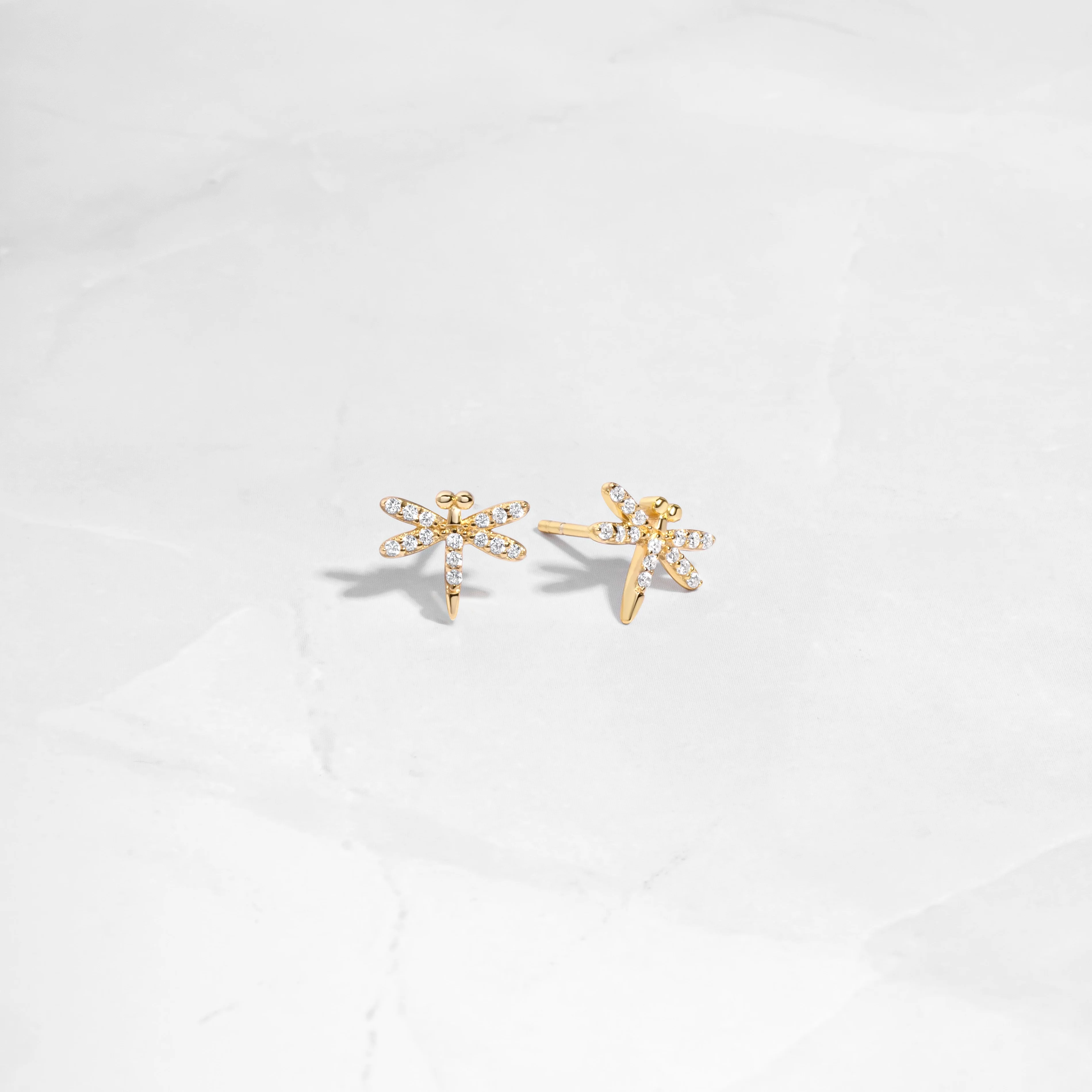 Image of Dragonfly Stud Earrings