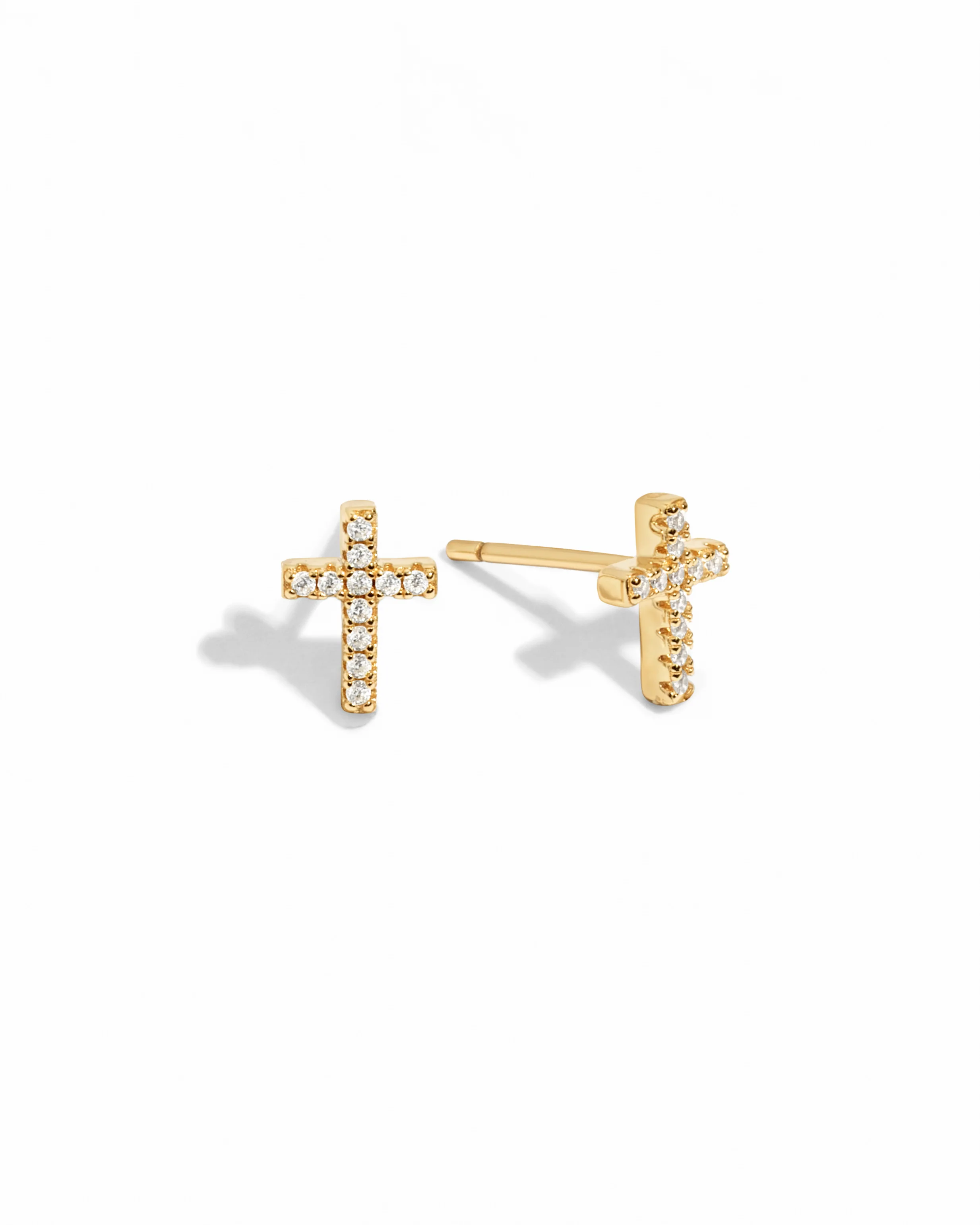 Image of Tiny Cross Studs