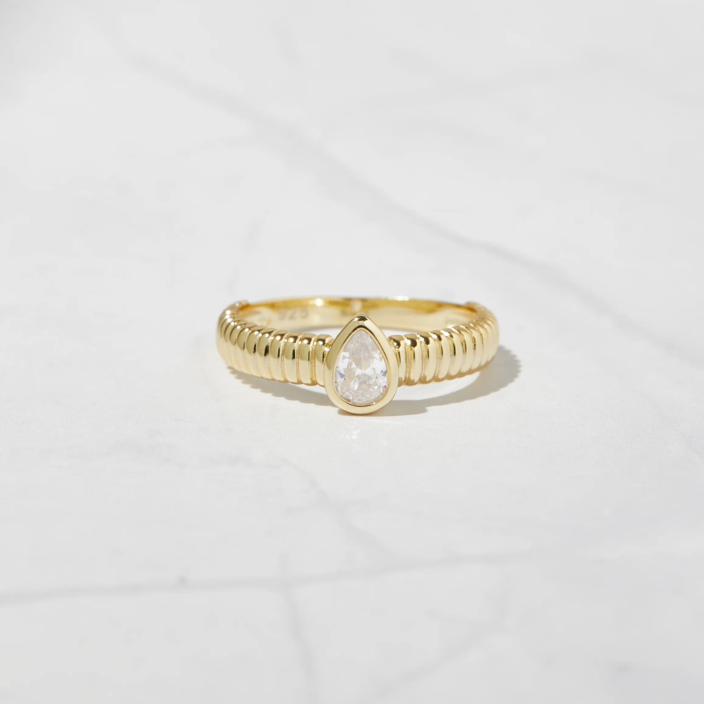 Image of Pear Statement Ring