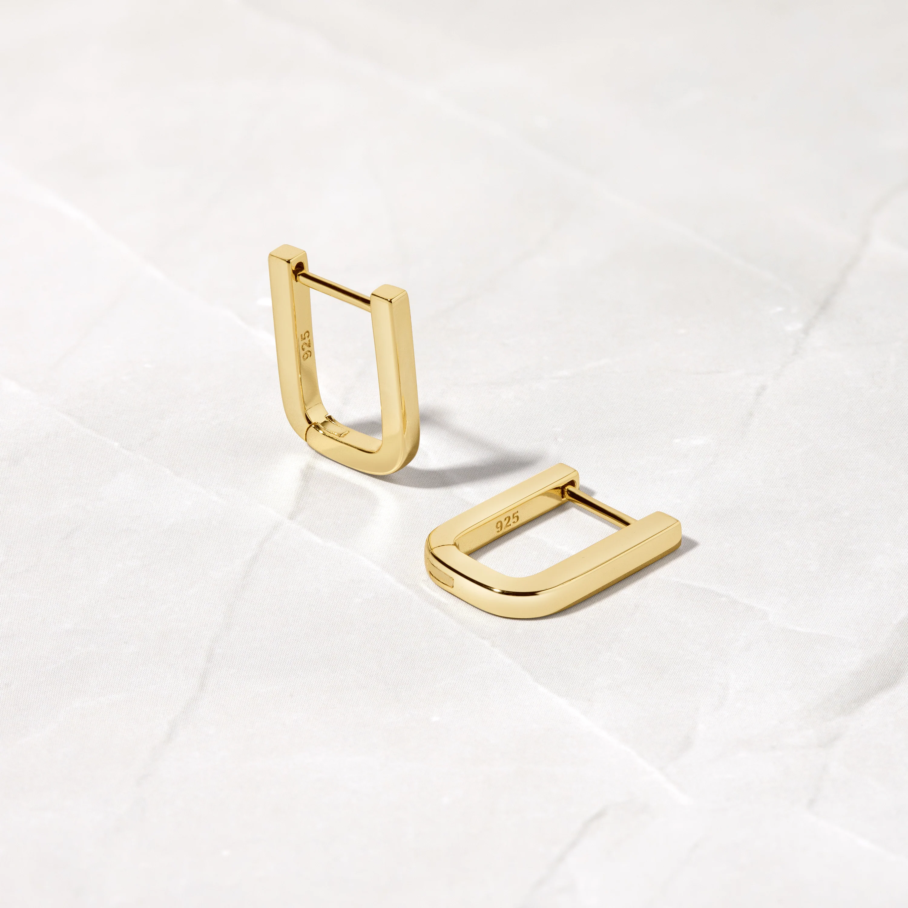 Image of Square Hoop Earrings