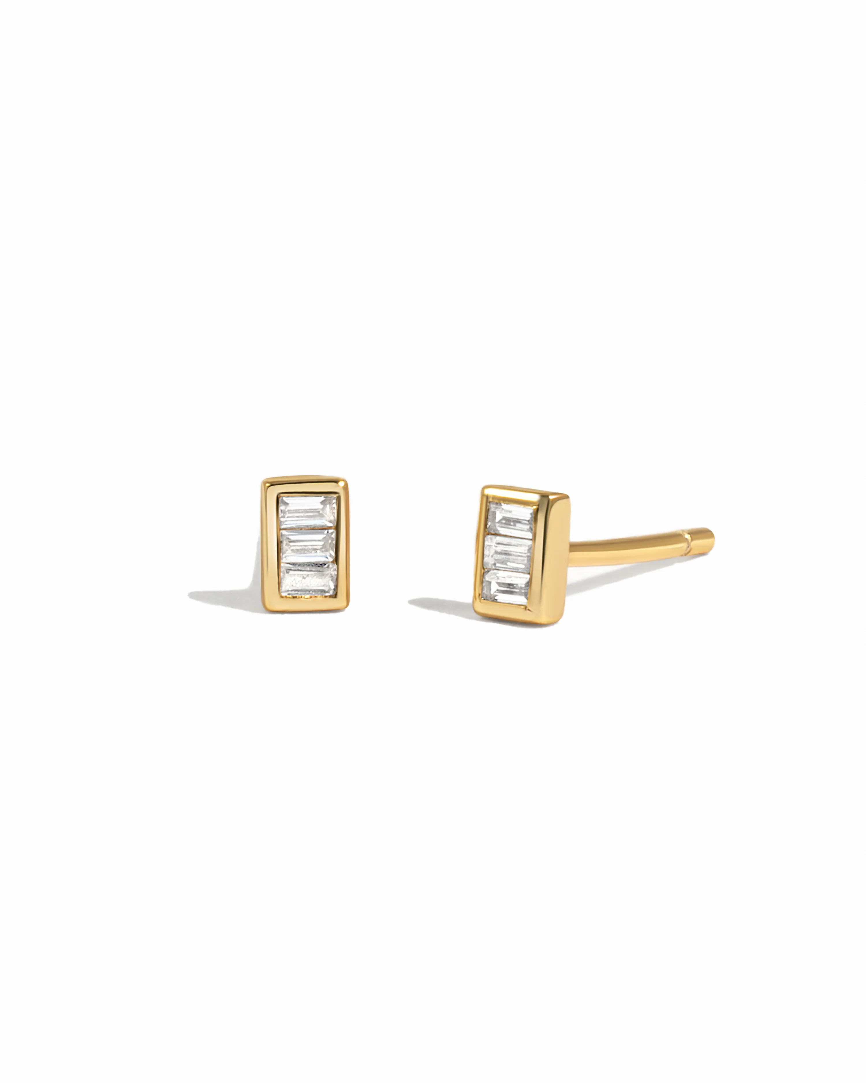 Image of Tiny Baguette Studs