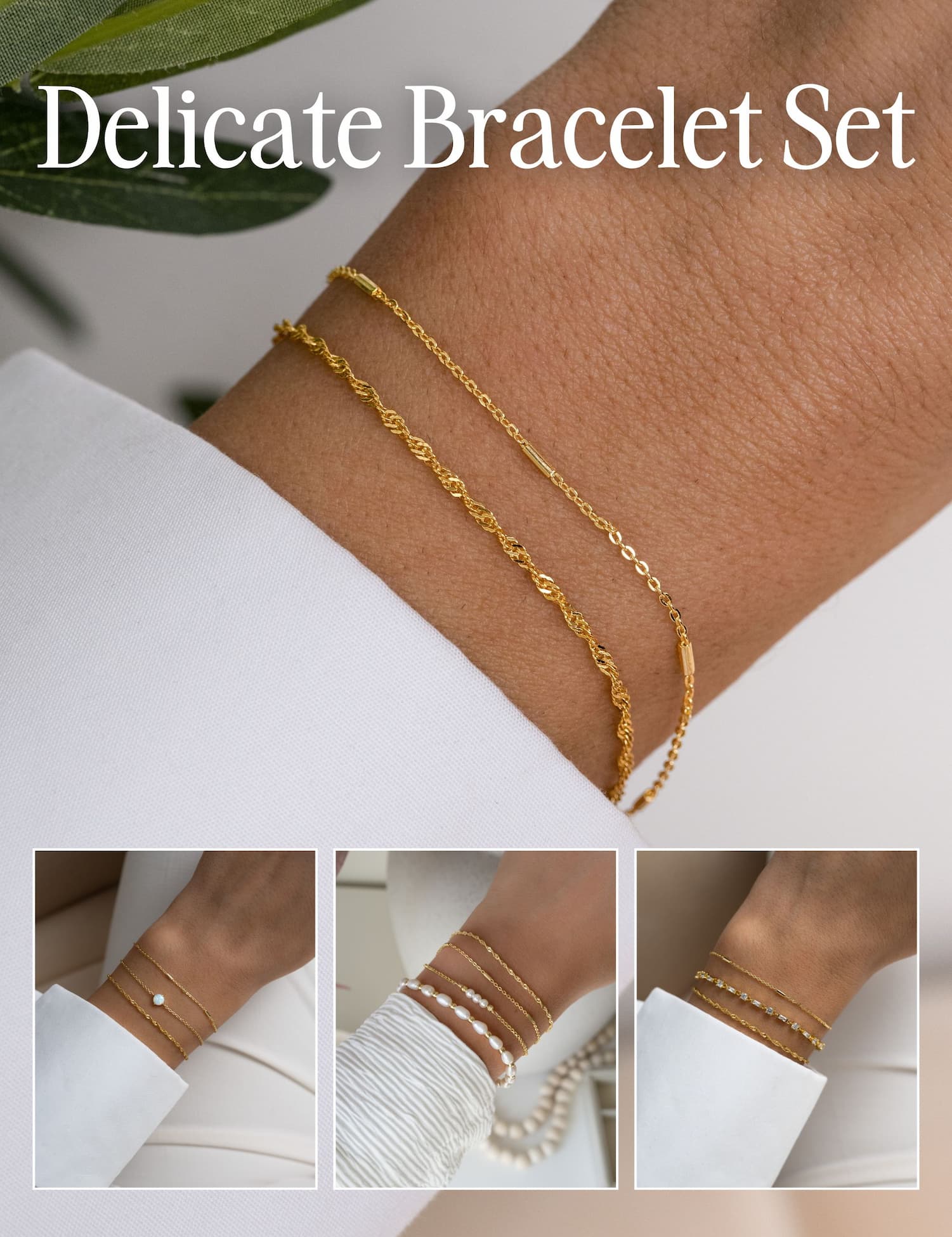 Delicate Bracelet Set