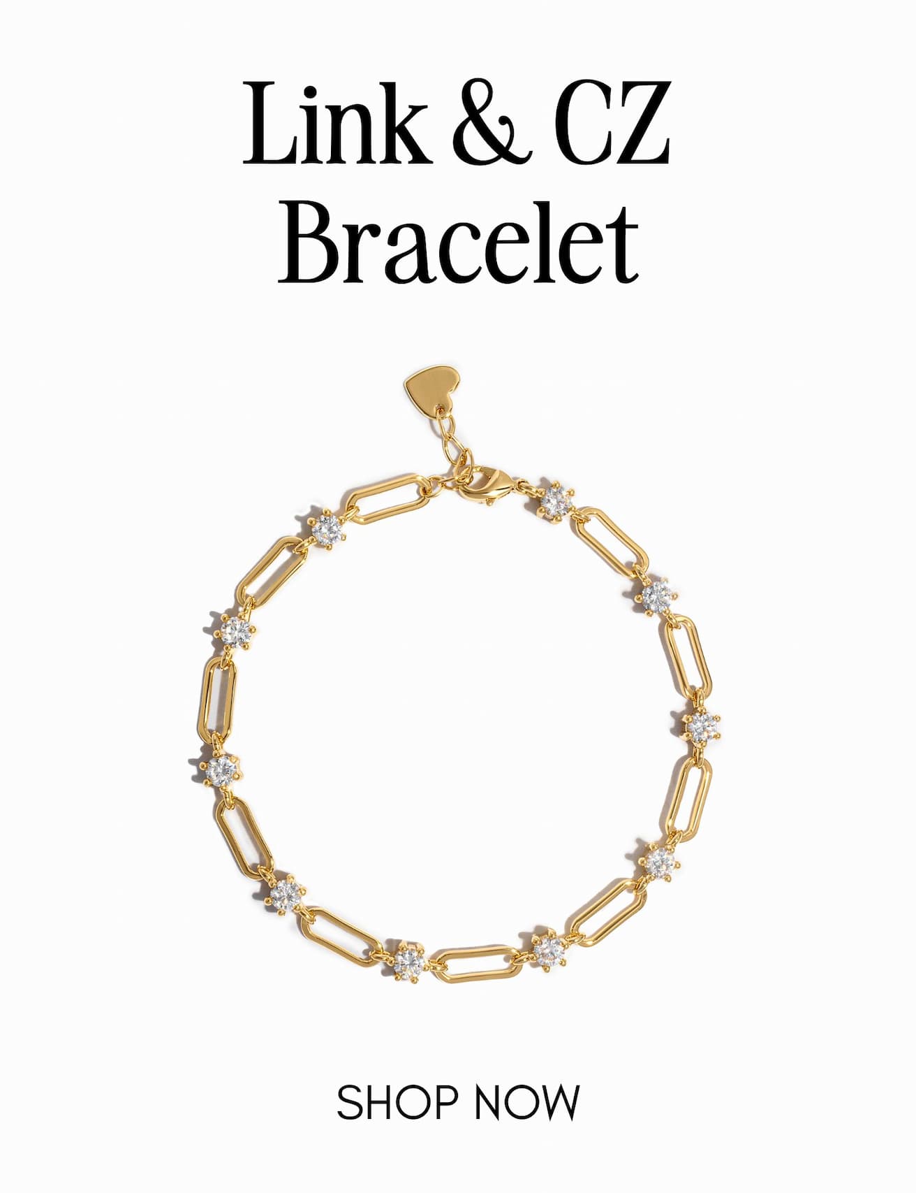 link cz bracelet