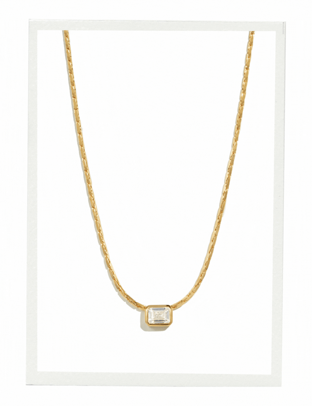 baguette necklace