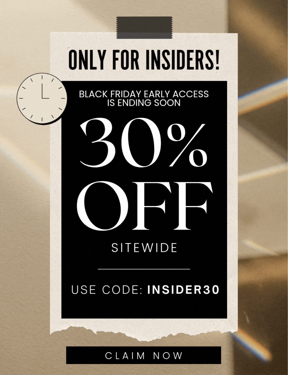 30% off!
