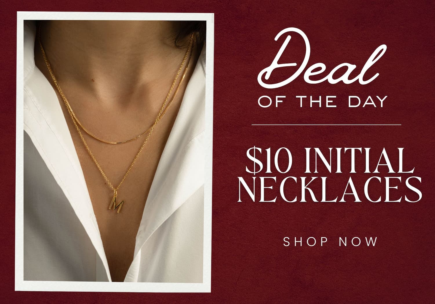 $10 Initial Necklace