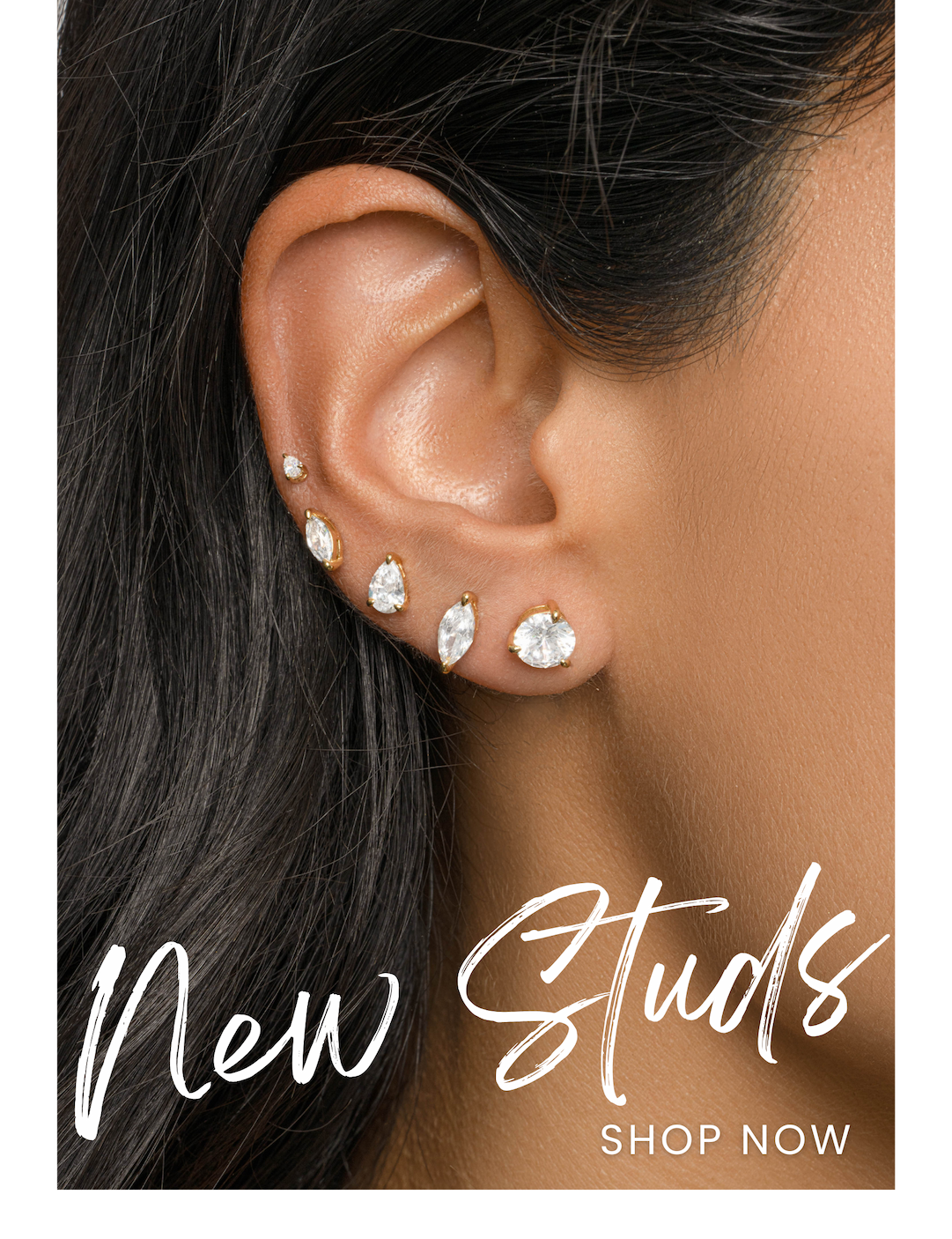 3 prong studs