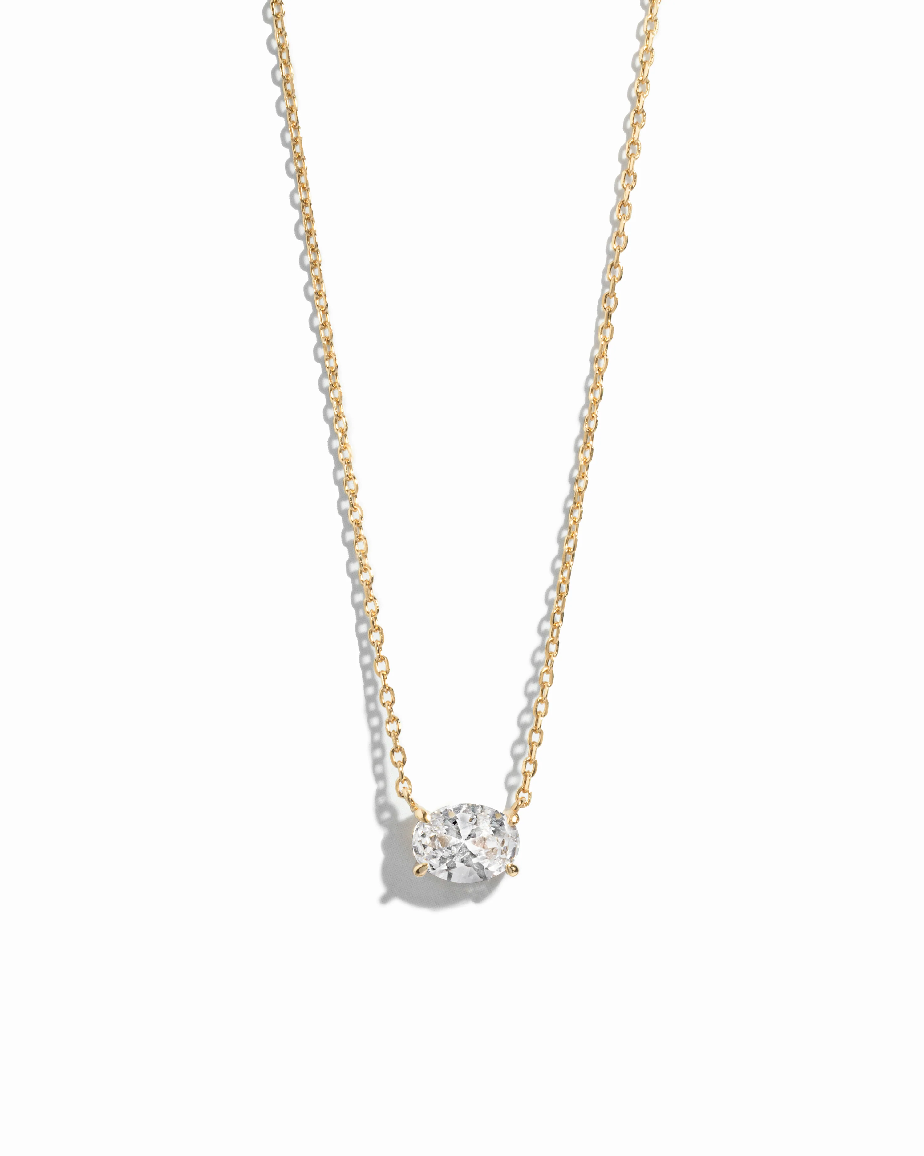 Image of Oval Pendant Necklace