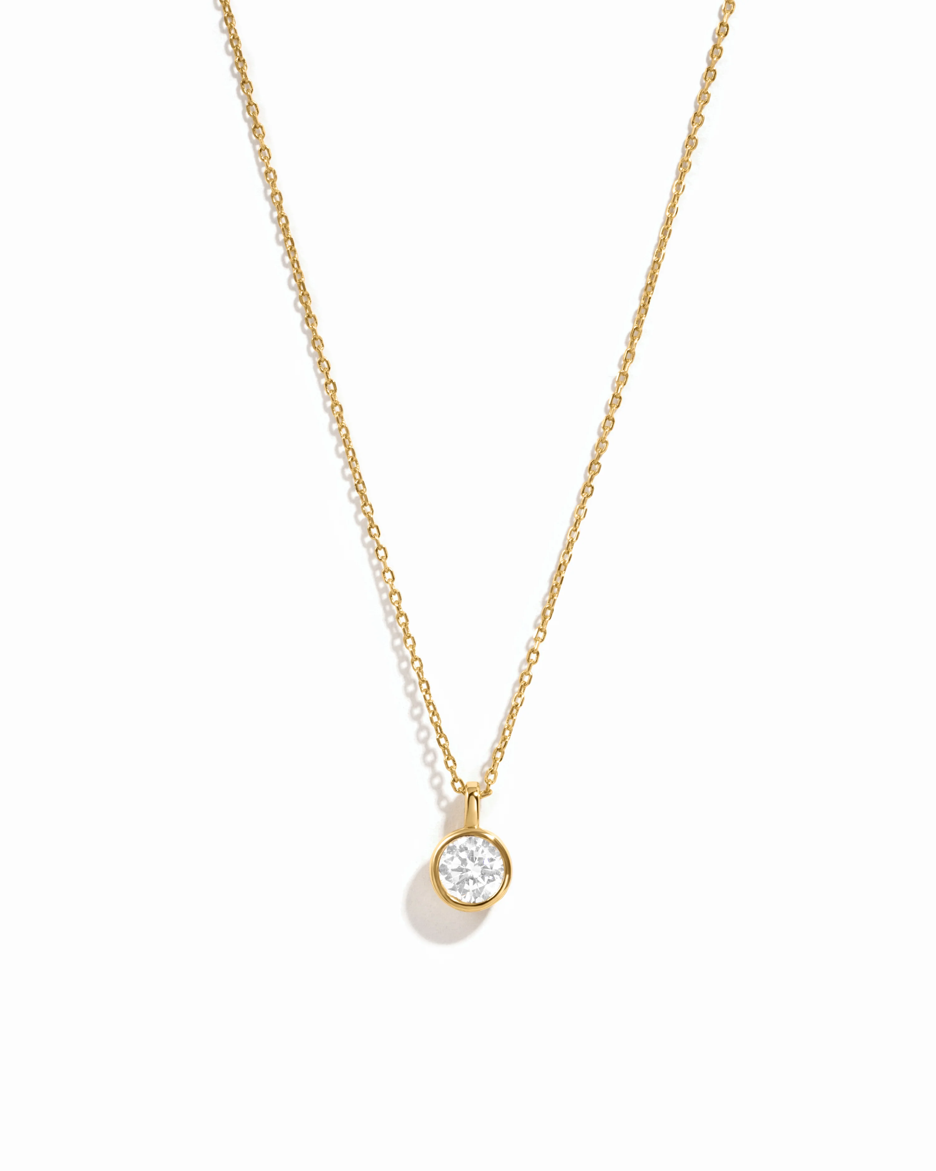 Image of Round Bezel Necklace
