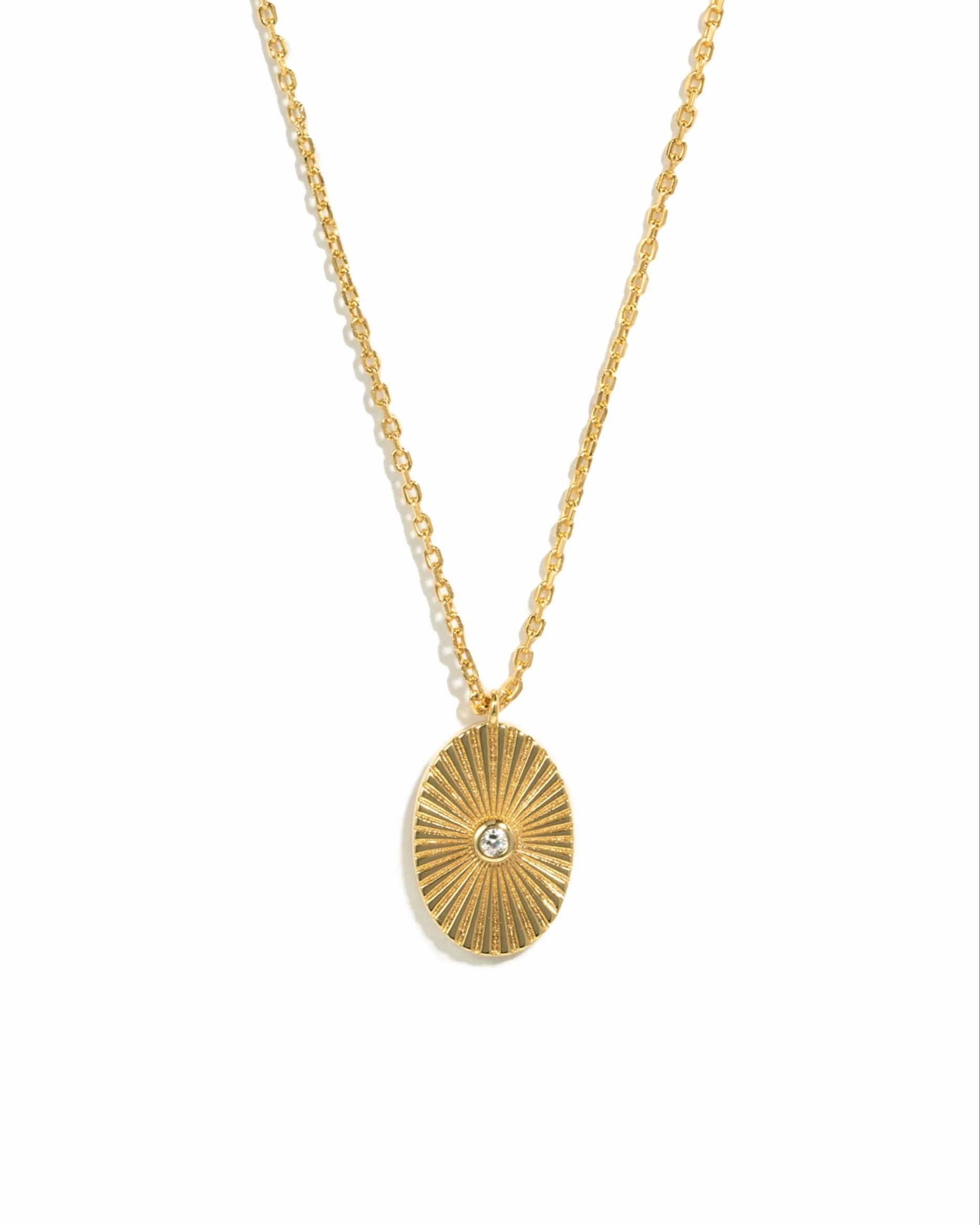 Image of Oval Medallion Necklace