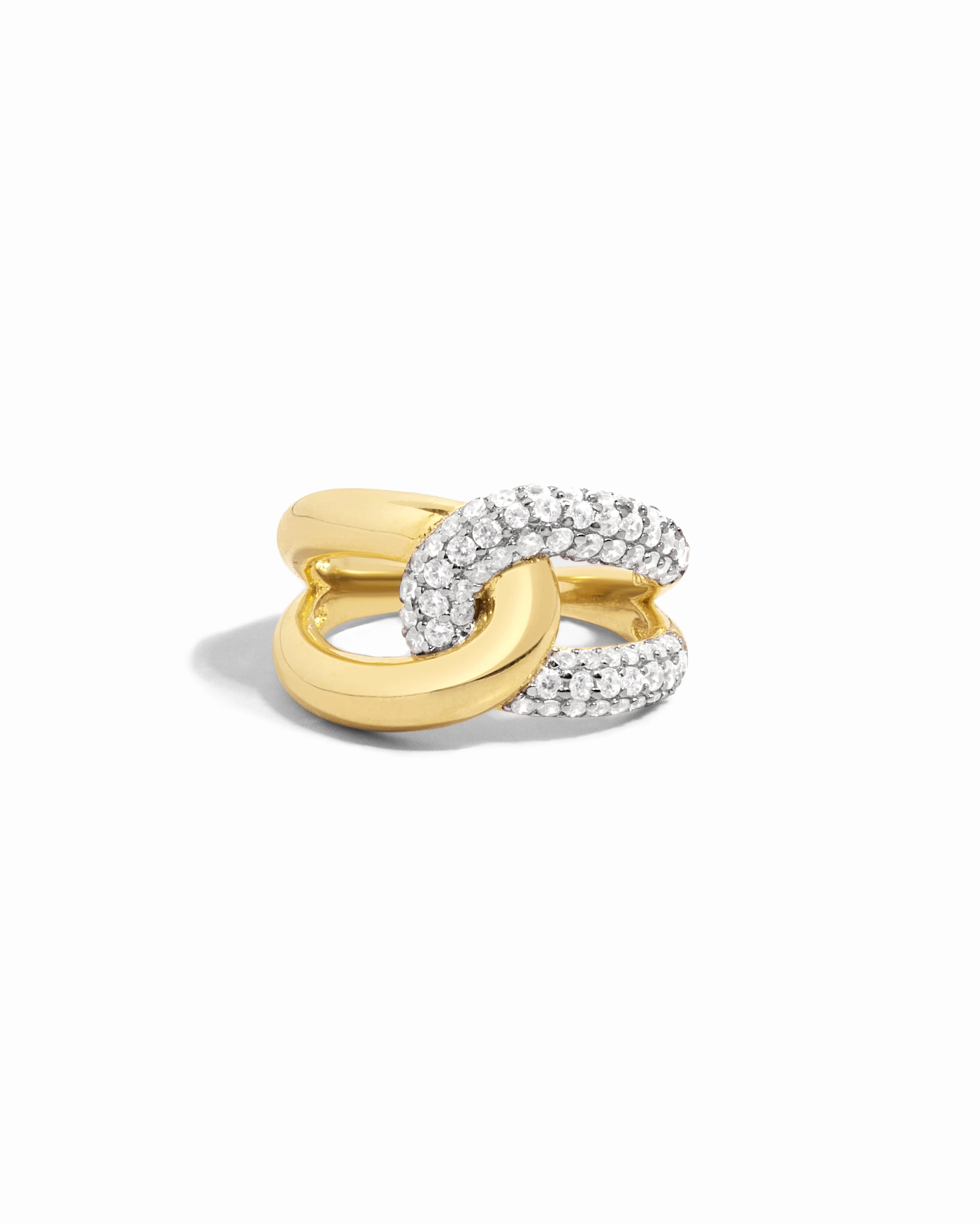 Image of Mixed Metal Loop Ring