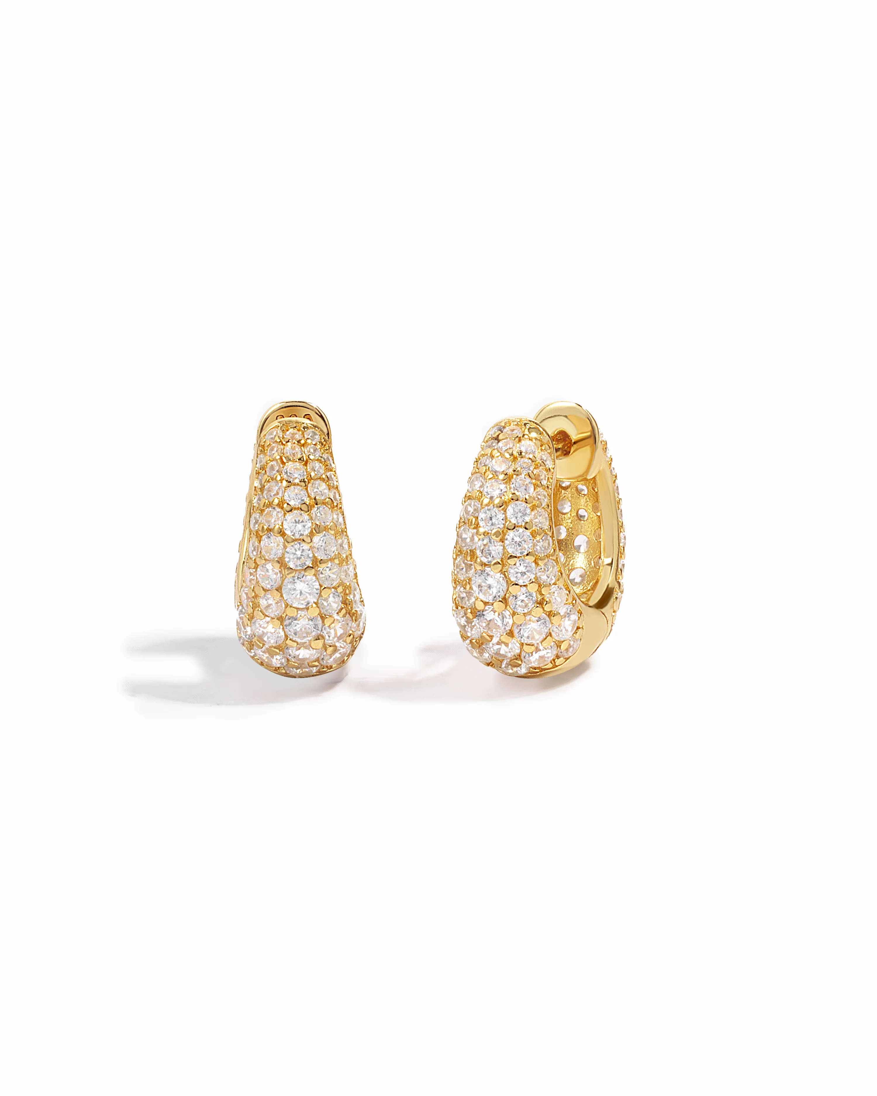 Image of Basket Pave Hoops