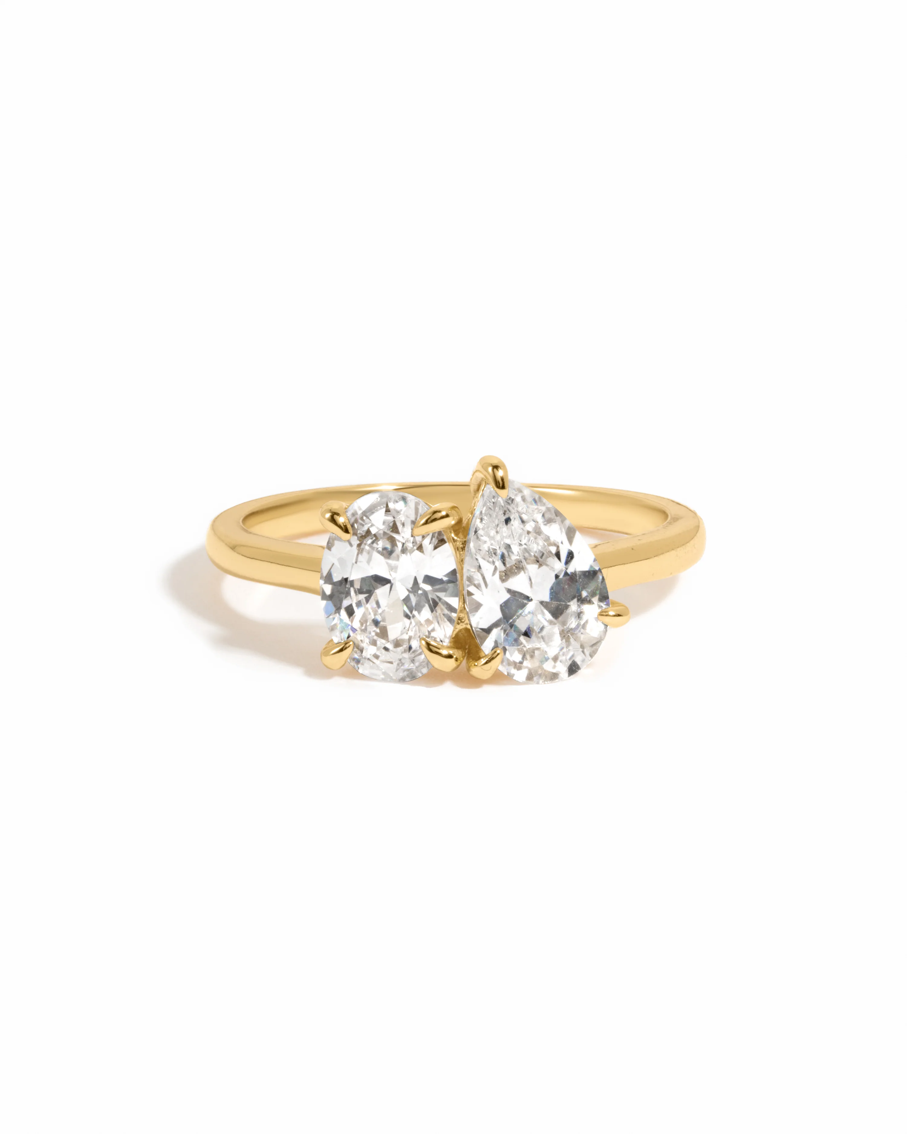 Image of Oval Toi Et Moi Ring