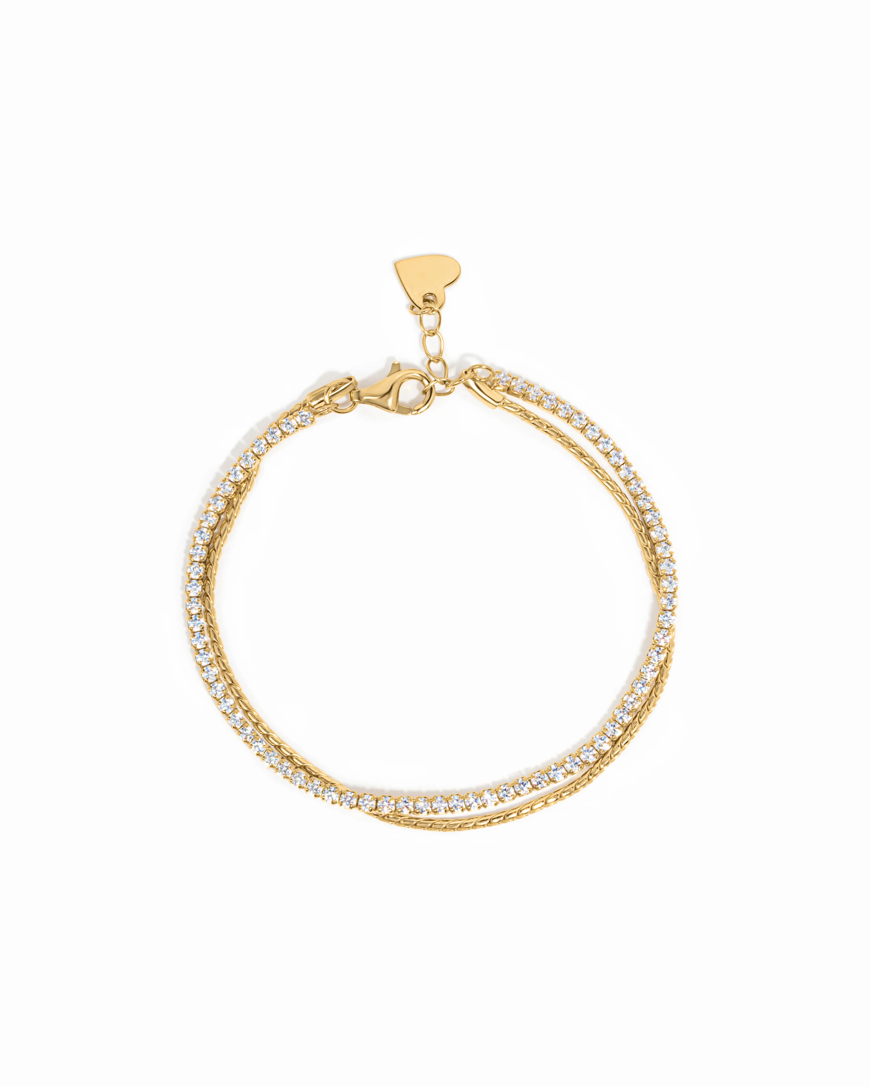 Image of Tennis & Chain Bracelet Set