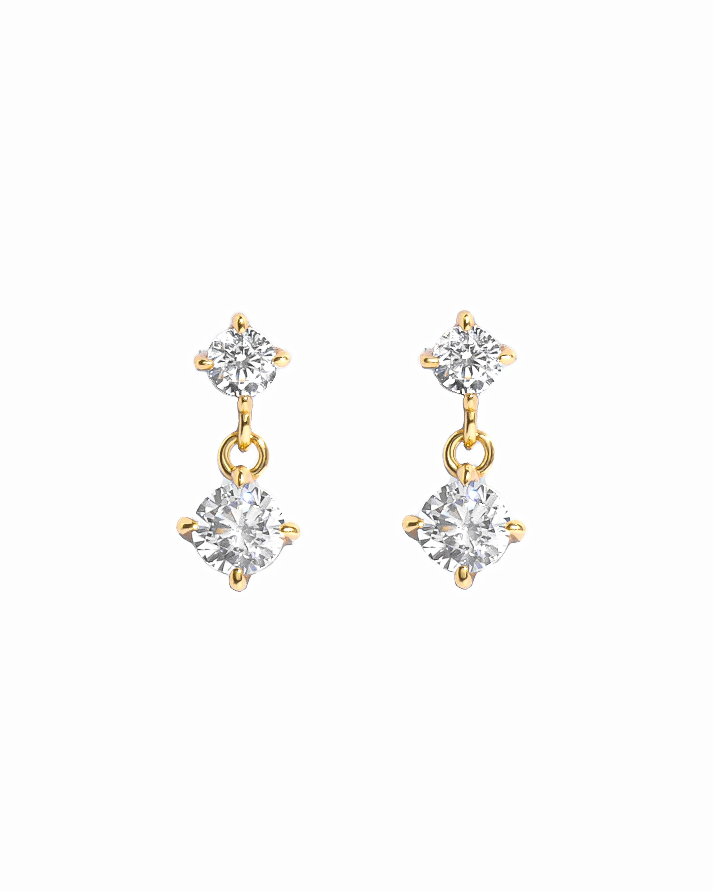 Image of CZ Charm Studs