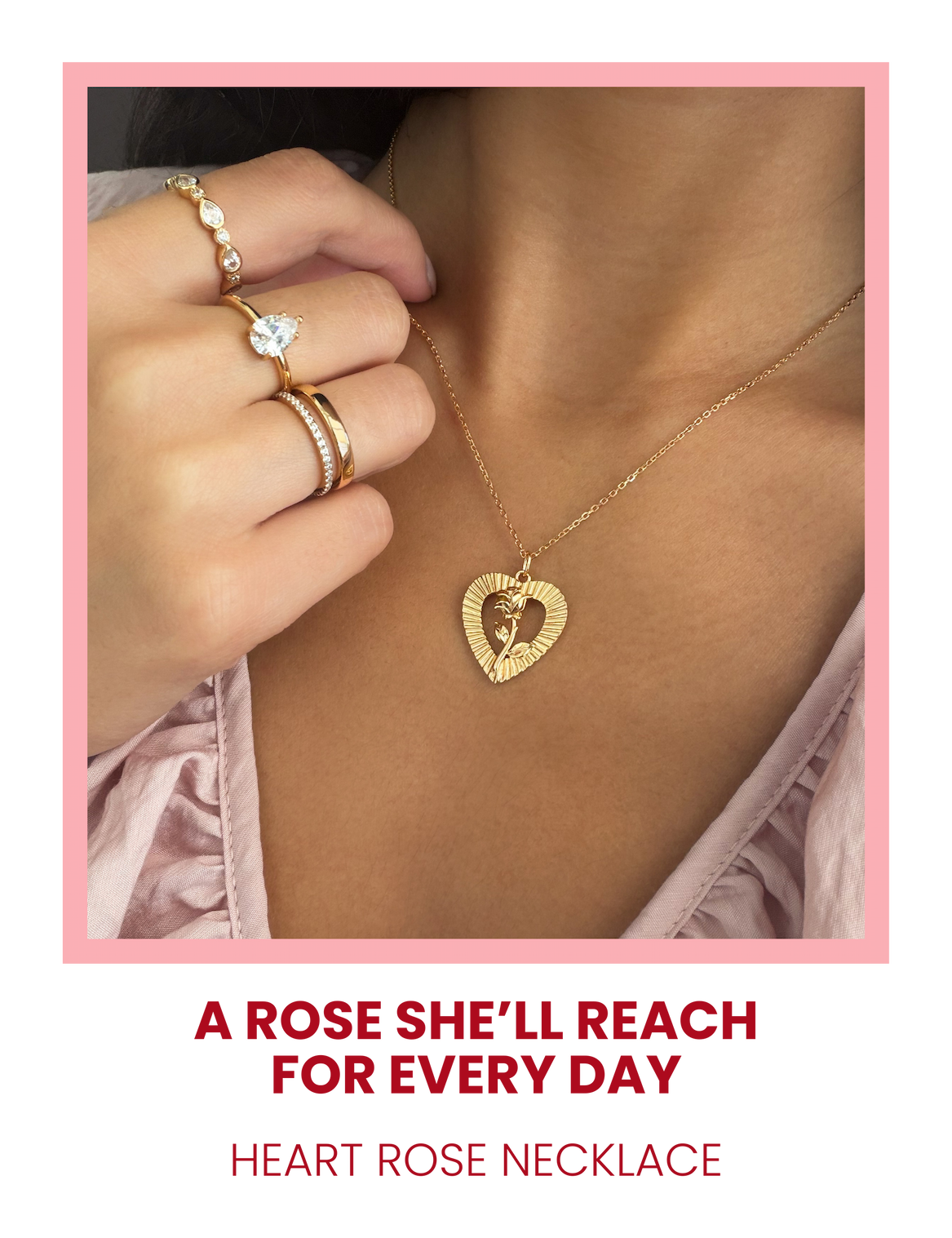 heartrose necklace
