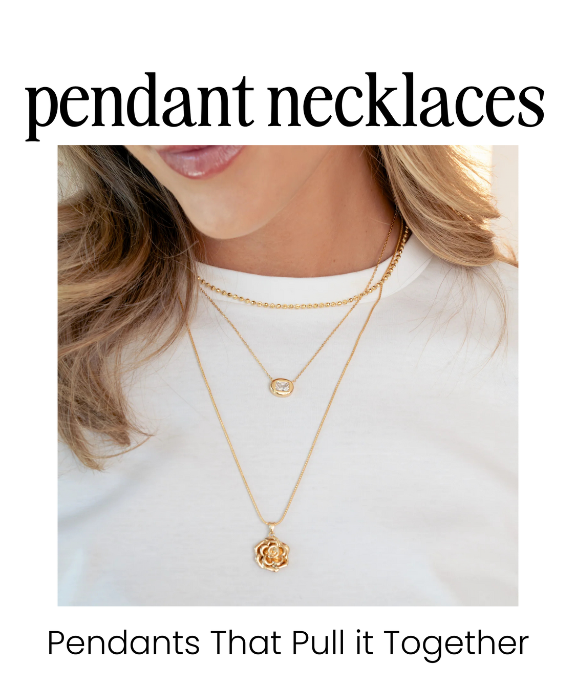 pendant necklaces