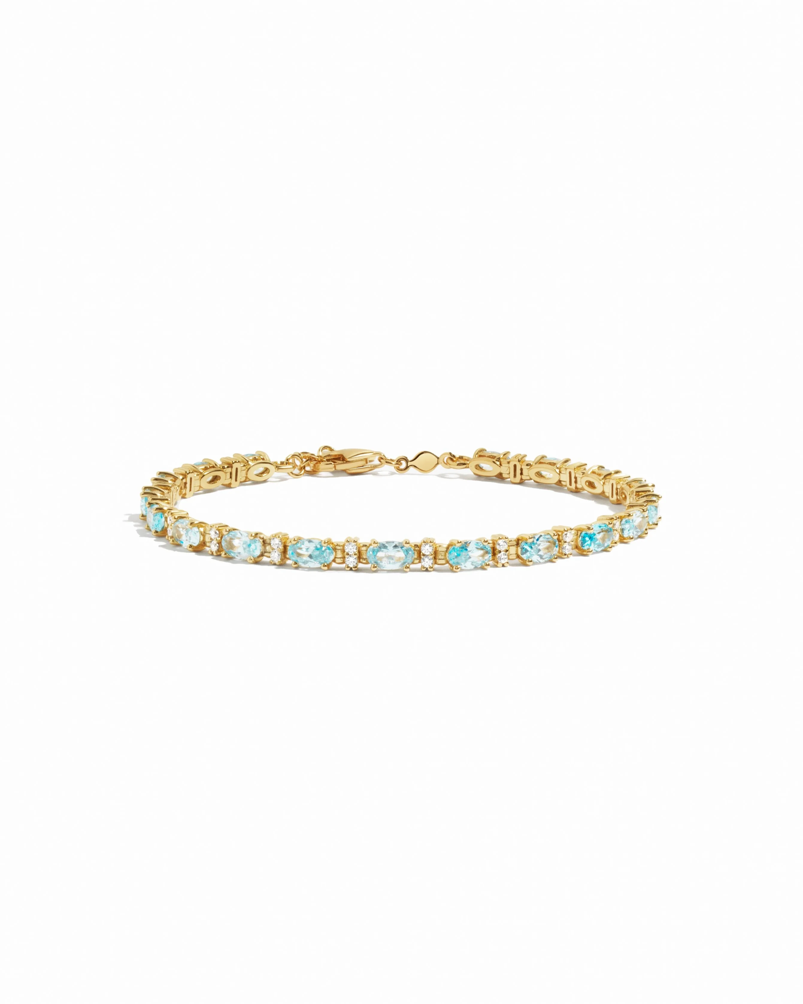 Image of Aquamarine Tennis Bracelet