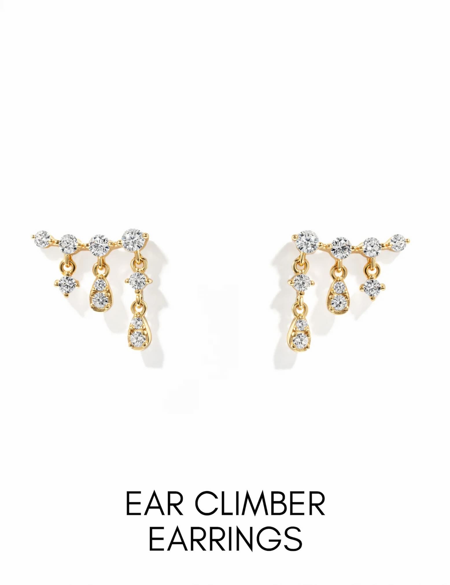 ear climber studs