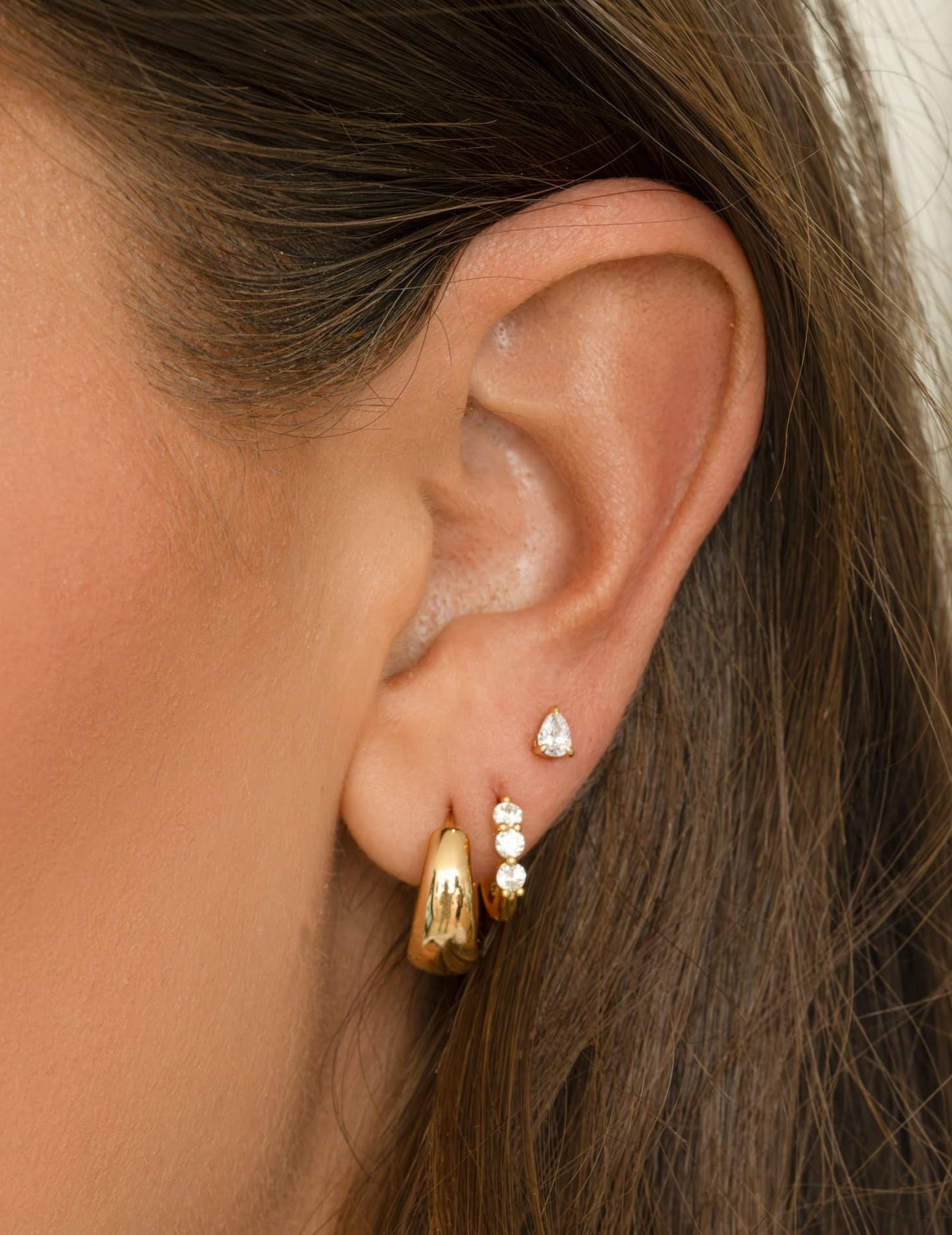 marquise hoops