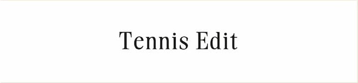tennis edit