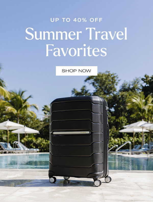 Shop Up to 40% Off Summer Travel Favorites