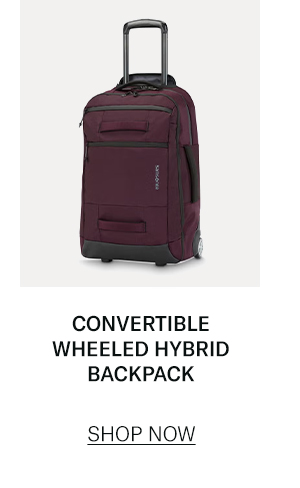 Convertible Wheeled Hybrid Backpack