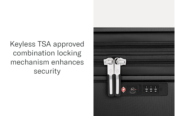 Keyless TSA approved combination lock