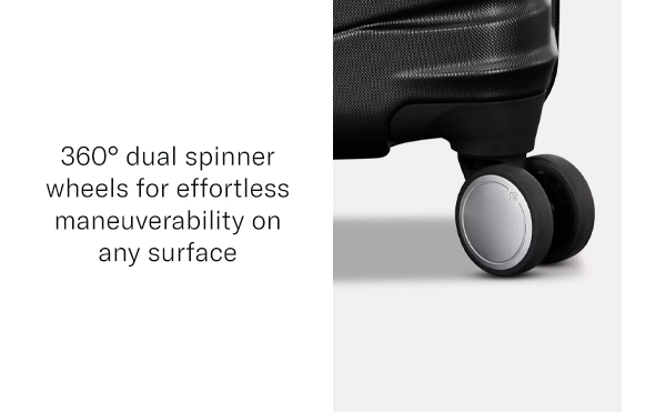 360 degree dual spinner wheels