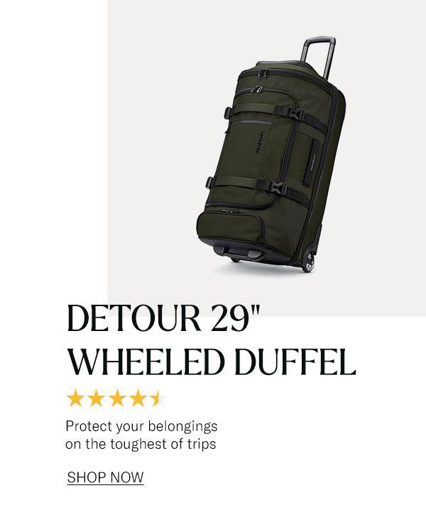 Shop Detour 29" Wheeled Duffel