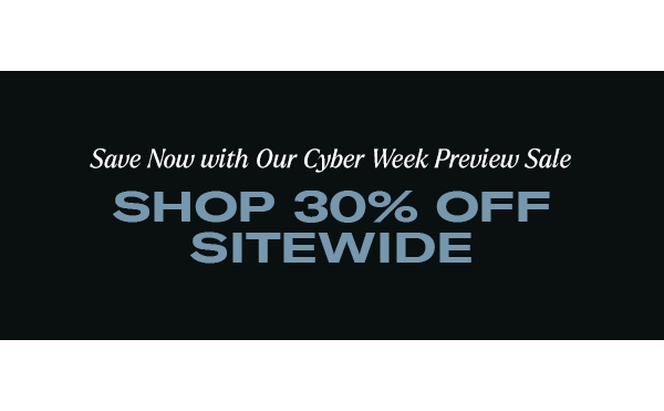 Shop 30% Off Sitewide