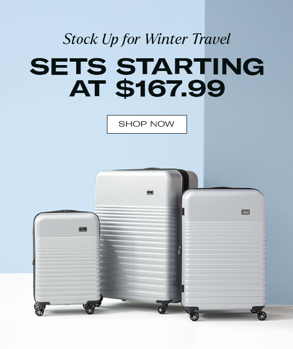 Luggage Sets Starting at $167.99