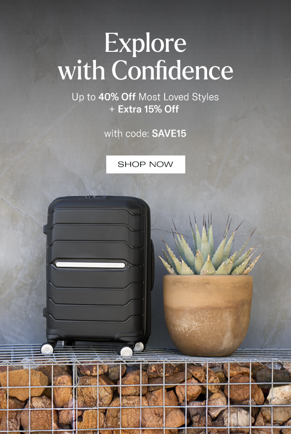 Up to 40% Off + Extra 15% Off + Free Shipping 