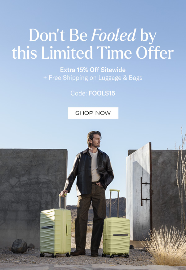 Shop Extra 15% Off Sitewide